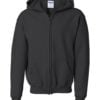 Youth Full Zip Hooded Sweatshirt