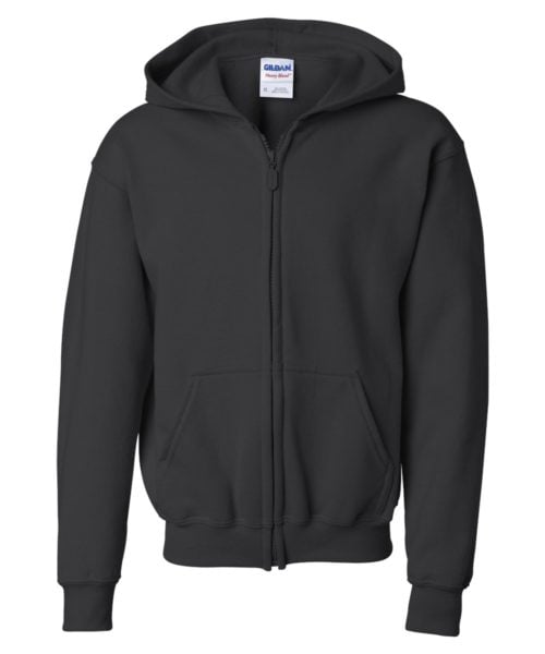 Youth Full Zip Hooded Sweatshirt