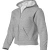 Youth Full Zip Hooded Sweatshirt