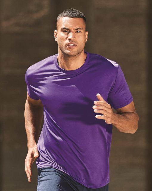T-shirt en polyester performant pour adultes
