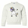 UNICORN DAB  - Youth Crew Neck Sweatshirt (Unisex)