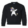 UNICORN DAB  - Youth Crew Neck Sweatshirt (Unisex)