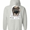 PUG LIFE  - Cotton Ouaté Kangourou (Unisexe) Pour Adulte