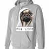 PUG LIFE  - Cotton Ouaté Kangourou (Unisexe) Pour Adulte