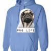 PUG LIFE  - Cotton Ouaté Kangourou (Unisexe) Pour Adulte