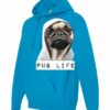 PUG LIFE  - Cotton Ouaté Kangourou (Unisexe) Pour Adulte