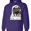 PUG LIFE  - Cotton Ouaté Kangourou (Unisexe) Pour Adulte
