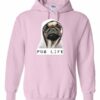 PUG LIFE  - Cotton Ouaté Kangourou (Unisexe) Pour Adulte