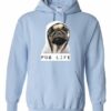 PUG LIFE  - Cotton Ouaté Kangourou (Unisexe) Pour Adulte