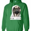 PUG LIFE  - Cotton Ouaté Kangourou (Unisexe) Pour Adulte