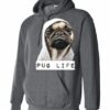 PUG LIFE  - Cotton Ouaté Kangourou (Unisexe) Pour Adulte