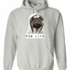 PUG LIFE  - Cotton Ouaté Kangourou (Unisexe) Pour Adulte