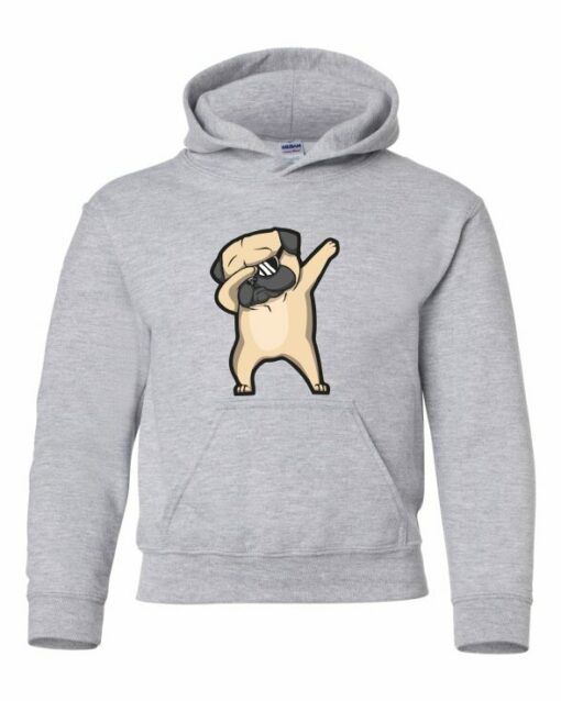 BULLDOG DABBING  - Cotton Ouaté Kangourou (Unisexe) Pour Enfant