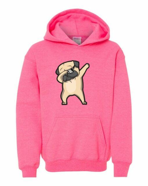 BULLDOG DABBING  - Cotton Ouaté Kangourou (Unisexe) Pour Enfant