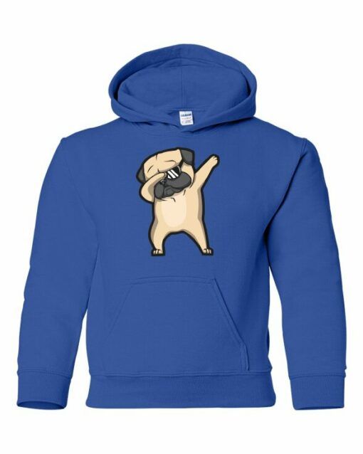 BULLDOG DABBING  - Cotton Ouaté Kangourou (Unisexe) Pour Enfant