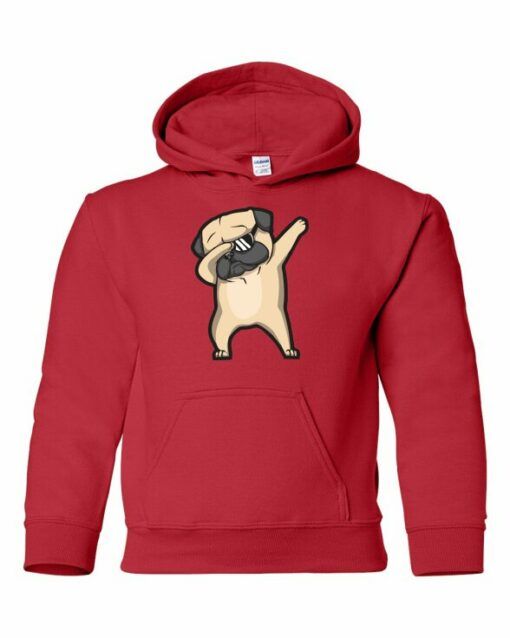 BULLDOG DABBING  - Cotton Ouaté Kangourou (Unisexe) Pour Enfant