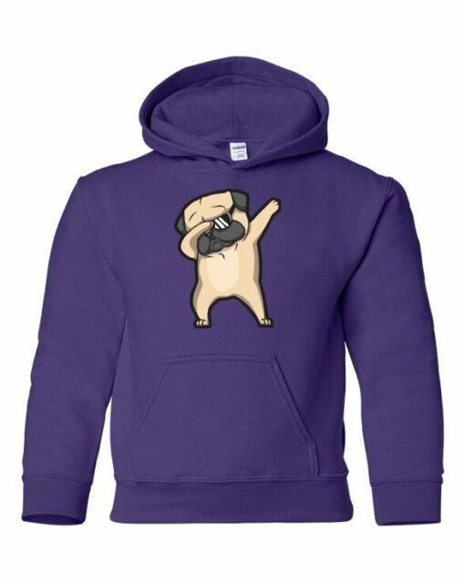 BULLDOG DABBING  - Cotton Ouaté Kangourou (Unisexe) Pour Enfant
