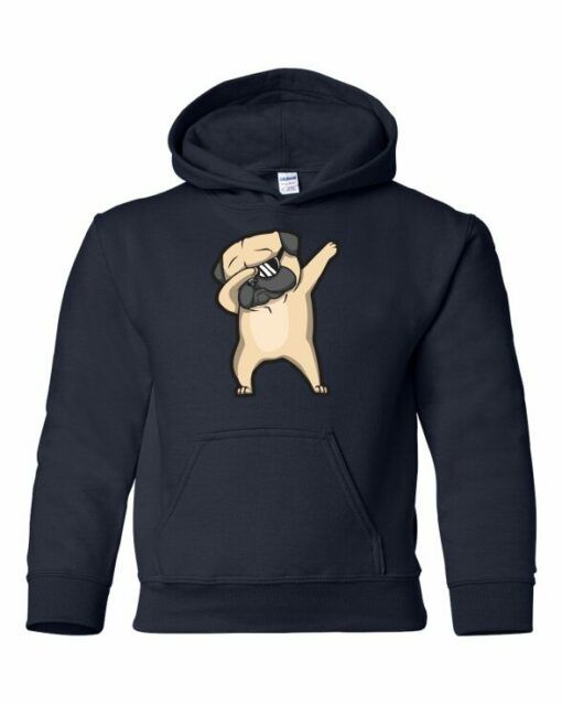 BULLDOG DABBING  - Cotton Ouaté Kangourou (Unisexe) Pour Enfant
