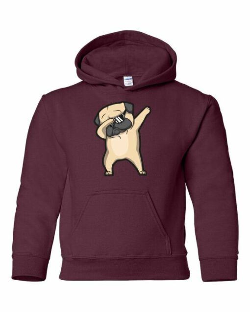 BULLDOG DABBING  - Cotton Ouaté Kangourou (Unisexe) Pour Enfant