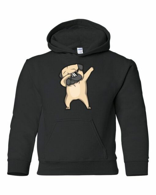 BULLDOG DABBING  - Cotton Ouaté Kangourou (Unisexe) Pour Enfant