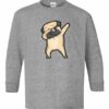 BULLDOG DABBING  - Youth Long Sleeve T-shirt