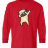 BULLDOG DABBING  - Youth Long Sleeve T-shirt