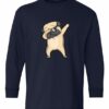 BULLDOG DABBING  - Youth Long Sleeve T-shirt