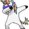 UNICORN DAB  - Youth Crew Neck Sweatshirt (Unisex)