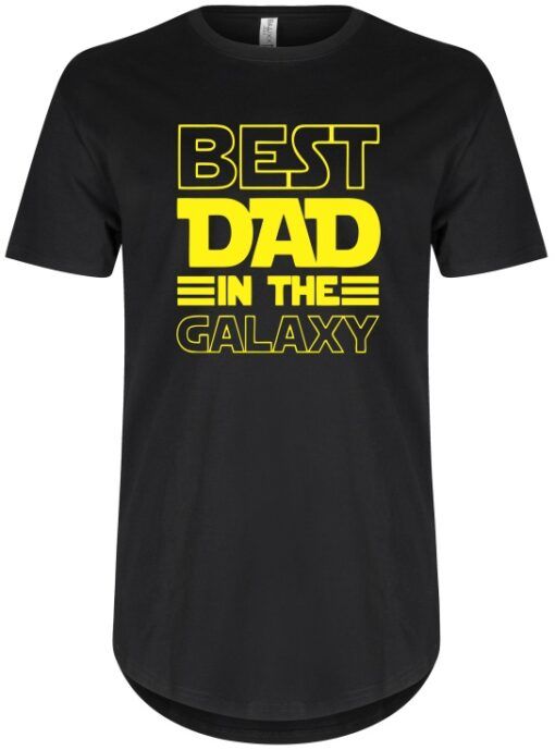 BEST DAD IN THE GALAXY  - T-Shirt Long Adulte UCXX