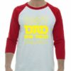 BEST DAD IN THE GALAXY  - Adult Baseball Tee 3/4 Sleeve