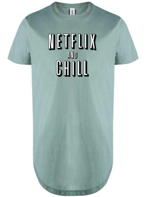 NETFLIX AND CHILL  - UCXX Adult Long T-Shirt