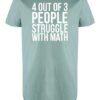 4 OUT OF 3 PEOPLE STRUGGLE WITH MATH  - UCXX Adult Long T-Shirt