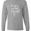BE YOUR OWN KIND OF BEAUTIFUL  - Adult Long Sleeve Round-neck T-shirt