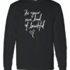 BE YOUR OWN KIND OF BEAUTIFUL  - Adult Long Sleeve Round-neck T-shirt