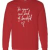 BE YOUR OWN KIND OF BEAUTIFUL  - Adult Long Sleeve Round-neck T-shirt