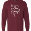 BE YOUR OWN KIND OF BEAUTIFUL  - Adult Long Sleeve Round-neck T-shirt