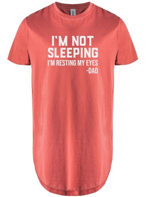 IM NOT SLEEPING IM RESTING MY EYES  - UCXX Adult Long T-Shirt