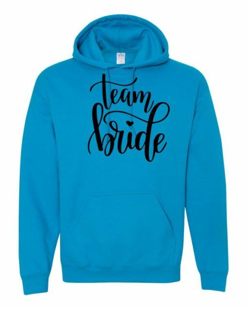TEAM BRIDE  - Adult Hooded Sweatshirt (Unisex)
