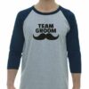 TEAM GROOM  - Adult Baseball Tee 3/4 Sleeve