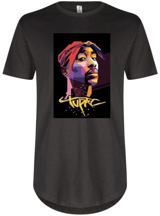 TUPAC ART - UCXX Adult Long T-Shirt