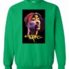 TUPAC ART  - Adult Crew Neck Sweatshirt (Unisex)