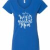 WORLD GREATEST MOM - Women's V-neck T-shirt