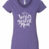 WORLD GREATEST MOM - Women's V-neck T-shirt