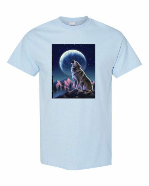 WOLF  - Adult Round-neck T-shirt