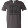 WORLD BEST FARTER I MEAN FATHER  - T-shirt Col V Pour Adultes