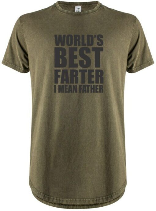 WORLD BEST FARTER I MEAN FATHER  - T-Shirt Long Adulte UCXX
