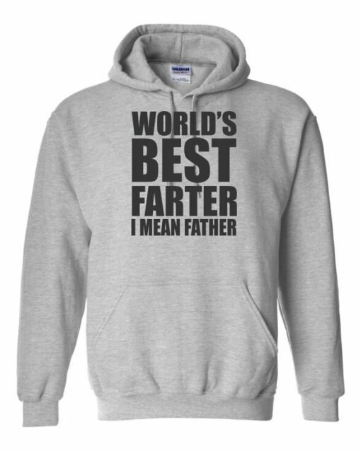 WORLD BEST FARTER I MEAN FATHER  - Adult Hooded Sweatshirt (Unisex)