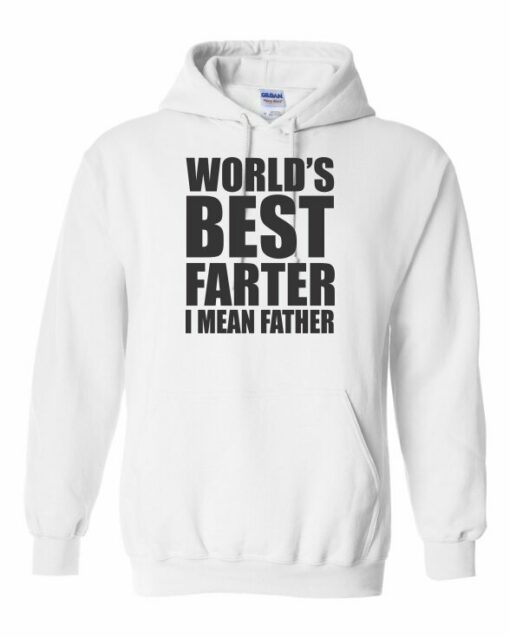 WORLD BEST FARTER I MEAN FATHER  - Adult Hooded Sweatshirt (Unisex)