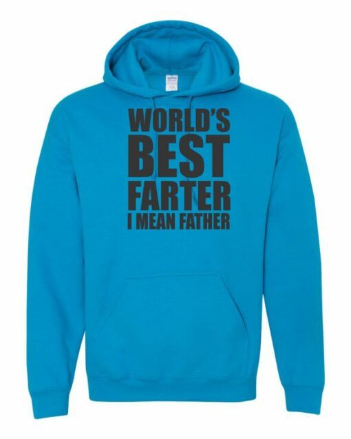 WORLD BEST FARTER I MEAN FATHER  - Adult Hooded Sweatshirt (Unisex)