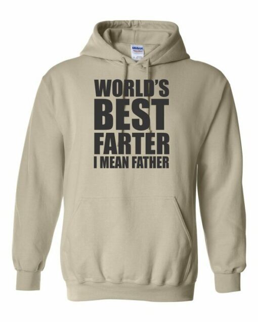 WORLD BEST FARTER I MEAN FATHER  - Adult Hooded Sweatshirt (Unisex)